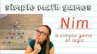 NIM LOGIC GAME | Logic game with a pop it | Simple math game you can play at home