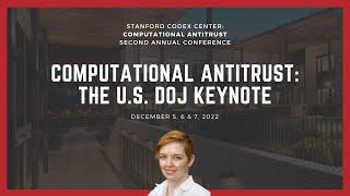 Computational Antitrust at the DOJ Antitrust Division (Laura Edelson)