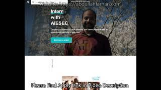 AIESEC International Internship Programs 2024 (Professional Internships 400+)