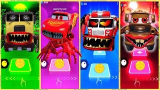 coffin dance - Fire Truck Eater  Tow Mater Eater  Monster Lava Mcqueen  Truck Eater | Tiles HOP 