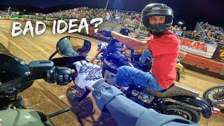 FLAT TRACK RACING On 2022 HARLEY LOW RIDER!?