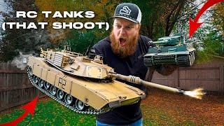 RC Tanks That Do It ALL! | Heng Long German Tiger 1 & Abrams M1A2 Battle Tanks Review 2024