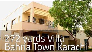 New 272 yards Villa for sale in precinct 1 Bahria Town Karachi, Pakistan.