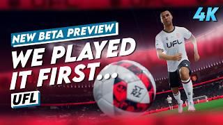 Genuine Competition? - UFL Gameplay Preview (latest beta preview)