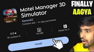 Finally Motel Manager Simulator Release In Mobile  || Motel Manager Simulator Mobile