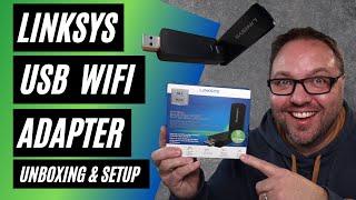 Linksys USB WiFi Adapter | WUSB6400M | Setup & Unboxing