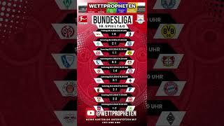 10. Spieltag der 1. Bundesliga #fussball #bundesliga #prognosen #fakten  #tips #liga #betting #bet