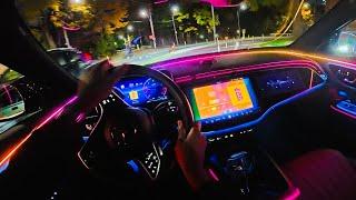 LATE DATE NIGHT 2024 MERCEDES E450 POV DRIVE IN TORONTO