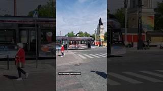  Ratikka Tampereen keskustorilla #viral #trams #shorts #shortsvideo