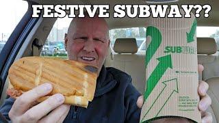 CONFUSED! Trying Festive V.I.Brie SubMelt at SUBWAY