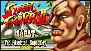 【TAS】STREET FIGHTER II WORLD WARRIOR (ARCADE \ 1991) - SAGAT