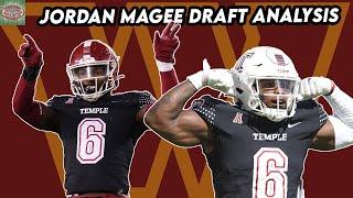 Jordan Magee (LB) Washington Commanders | NFL Draft Analysis Ep21 | Temple University