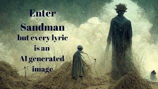 Metallica - Enter Sandman but every lyric is an AI generated image