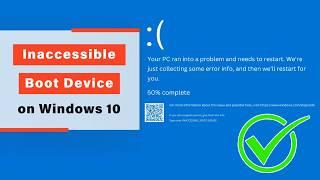 [Fixed]️Error Inaccessible Boot Device Solved️ Inaccessible_Boot_Device troubleshoot