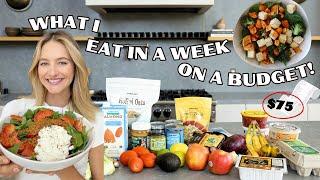 What I Eat in a Week on a Budget / Cheap & Affordable Meals under $3 | Budget Friendly Challenge