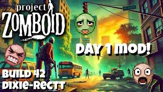 IS THIS THE CRAZIEST MOD EVER? RACCOON CITY! - DAY ONE MOD - Project zomboid