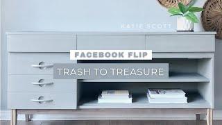 FACEBOOK FLIP | Furniture Makeover with Rust-Oleum Chalked