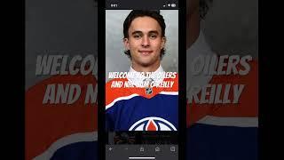 Welcome to the Oilers Sam O’Reilly