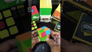 2by2 Cube solved in 11.5 seconds|#cuber #ytshorts #viral #rubickscube #2by2