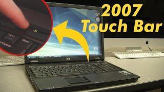 This Laptop had a Touch Bar - in 2007! HP Compaq 8710w Mobile Workstation Showcase