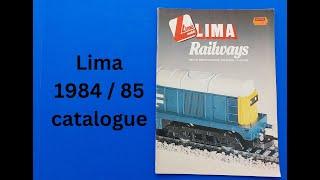 Lima model railways catalogue 1984 / 1985 full look through from Mangley Town #ModelRailway