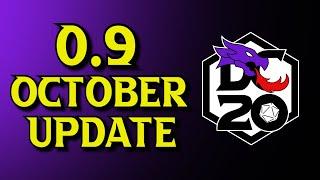 DC20 0.9 October 1st Class Updates