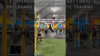 3 upper body exercises to get more explosive  #athlete #upperbody #training #shorts #youtubeshorts