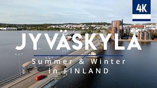 FINLAND  / Summer & Winter in JYVÄSKYLÄ ️️ / Cinematic Drone Video