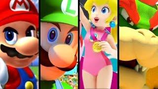 Super Mario Sports ALL INTROS 2005-2016 (Wii U, GC)