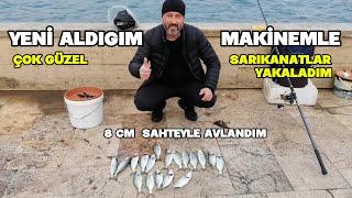 YENİ ALDIGIM Flite Surf FLS35 MAKİNEMLE ÇOK GÜZEL KURŞUN ARKASI SARIKANATLAR YAKALADIM. #fishing