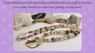 Bead Stringing with Jesse James Beads Mascarpone Mini Bead Mix
