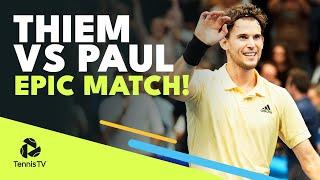 BREATHTAKING Dominic Thiem vs Tommy Paul Battle! | Vienna 2022 Highlights