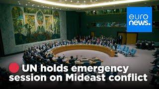  UN Security Council emergency meeting on Middle East crisis | euronews 