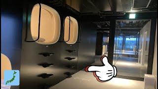 JAPANESE Capsule Hotel Experience stay in Tokyo, Japan vlog カプセルホテル 9h Akasaka sleep lab 東京