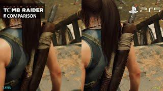 PS5 Comparison (High Framerate vs High Resolution) - Shadow of the Tomb Raider