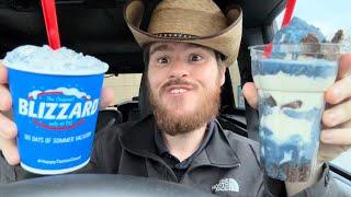 Dairy Queen Crunchin Cookie Blizzard and Crunchin Cookie Parfait Review