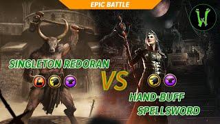 Epic Battle - Singleton Redoran VS Hand-Buff Spellsword - nice fight straight from my stream!!!