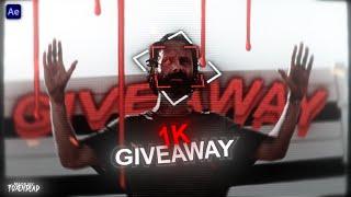 1K Giveaway After effects (CCs, Shakes, Overlays, Twixtors)