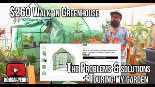 $260 Walk-in Greenhouse Problems and Solutions - Bonsai-YEAH!