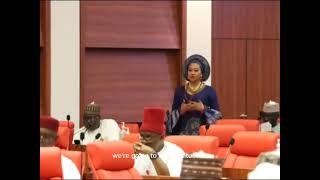 FIRST SPEECH OF BARRISTER NATASHA H. APOTI UDUAGHAN AS A SENATOR