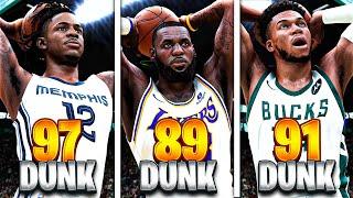 Poster With Every NBA Teams Best Dunker