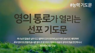 영의 통로가 열리는 선포 기도문 | 축복 기도문 | 성령이 임하는 기도문 | 기름 부음