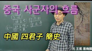 서예전문강좌ㅡ중국 사군자의 흐름(中国四君子史) 書法  書道  캘리그라피 붓글씨