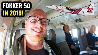 Flying a FOKKER 50 in 2019! Air Antwerp Review