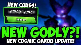 [NEW CODES] New GODLY/Ultimate COSMIC GAROU LOOKS INSANE! Anime Last Stand MEGA UPDATE!