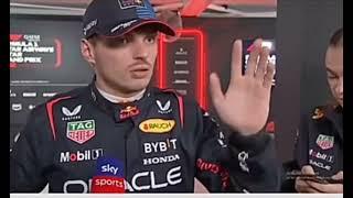 FORMULA 1 QATAR GRAND PRIX | MAX VERSTAPPEN POST QUALI INTERVIEW