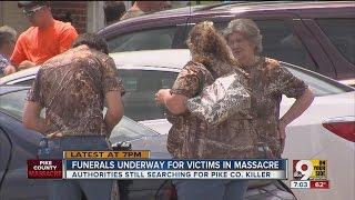 Funerals underway for victims of Rhoden family massacre in Pike County