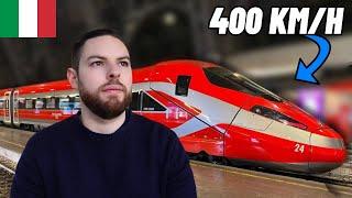 Milan to Florence on Italy’s 400 KM/H FRECCIAROSSA Bullet Train 