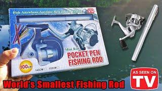 Testing the Pocket Pen Fishing Rod!