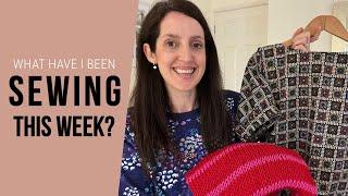 What have I been sewing recently? | New top, bag making progress, handmade wardrobe clear out...